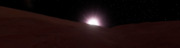 View of T dwarf star oxygen